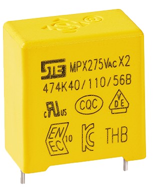 Metalized film X2 safety capacitor